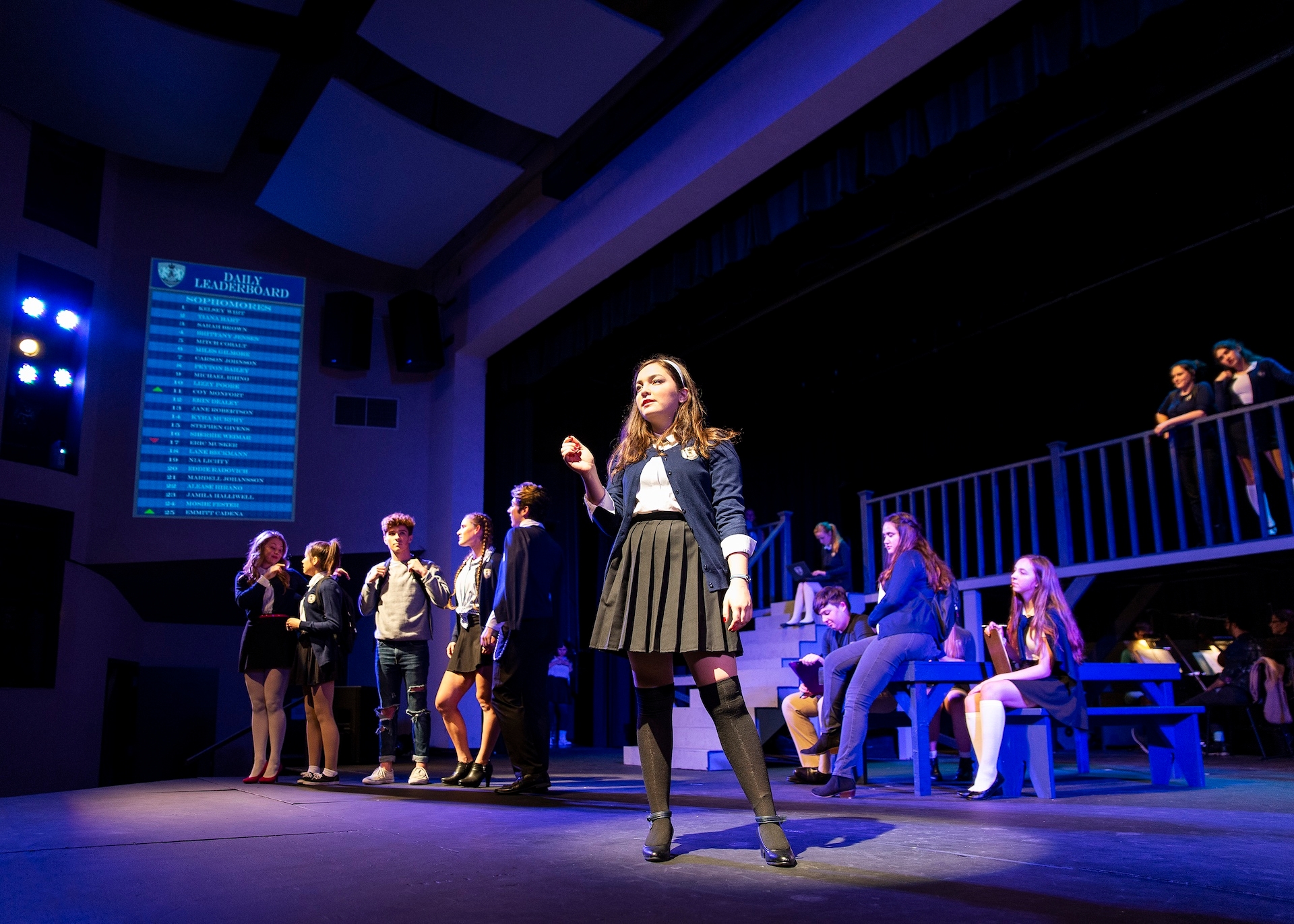 Emma Harlow in Ranked, A Musical at Granite Bay High School, Granite Bay, CA, USA