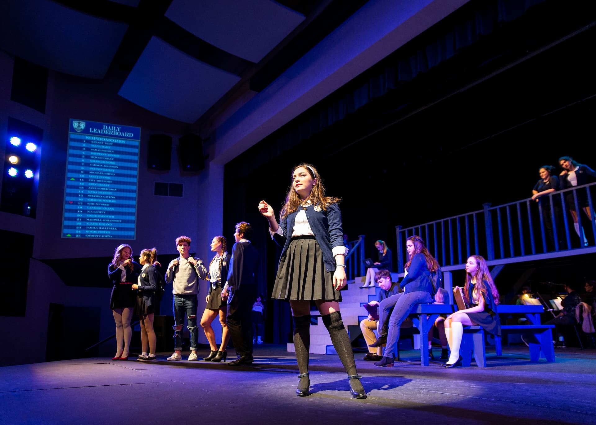 Emma Harlow in Ranked, A Musical at Granite Bay High School, Granite Bay, CA, USA