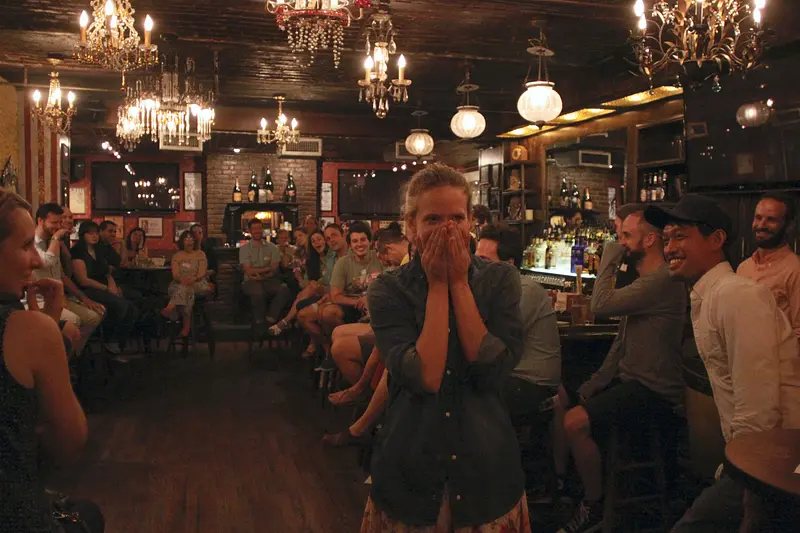 Leah Walsh Alvarez as Sonya: Three Day Hangover production at The Gin Mill