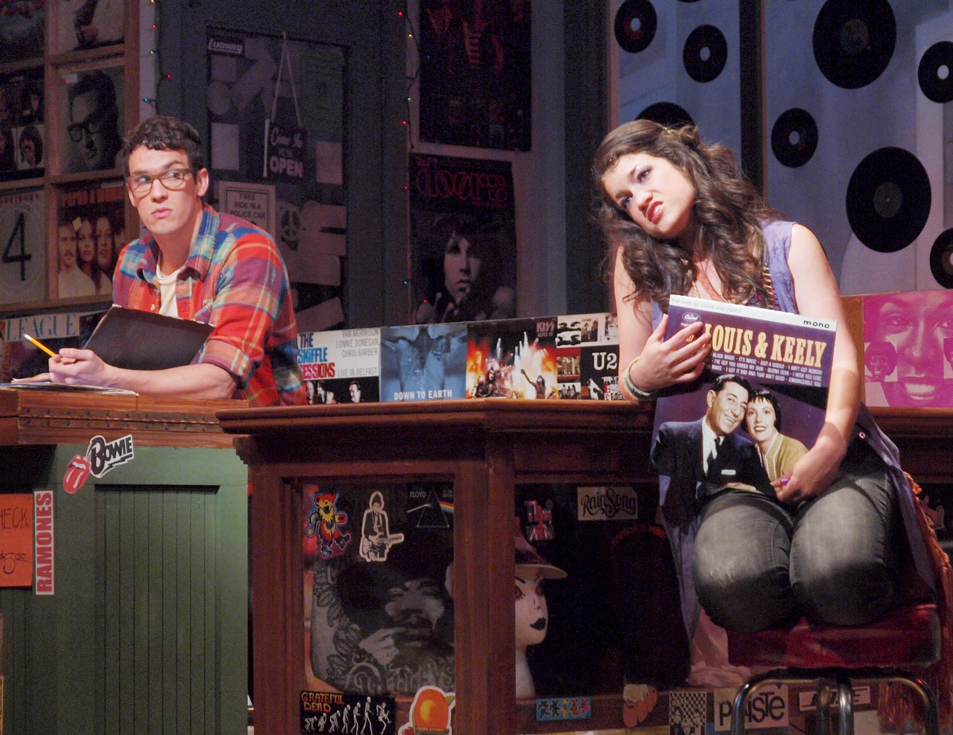 Sarah Stiles and Preston Saleir in Analog and Vinyl at The Weston Playhouse, Weston, VT, USA