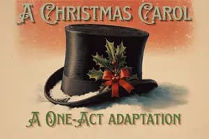 A Christmas Carol (A One-Act Adaptation) card