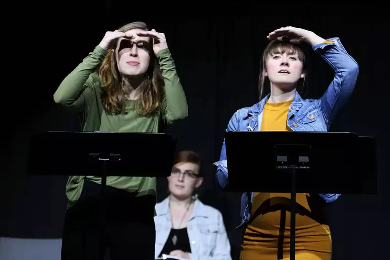 Emily Tomlinson, Tyler Meredith, and Bea Cordelia: Arkansas New Play Festival